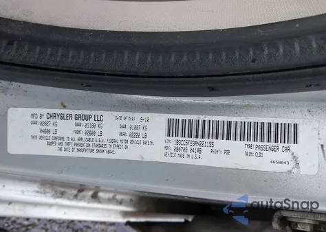 2010 Dodge Avenger R/T из США, поврежденный, VIN 1B3CC5FB3AN221155